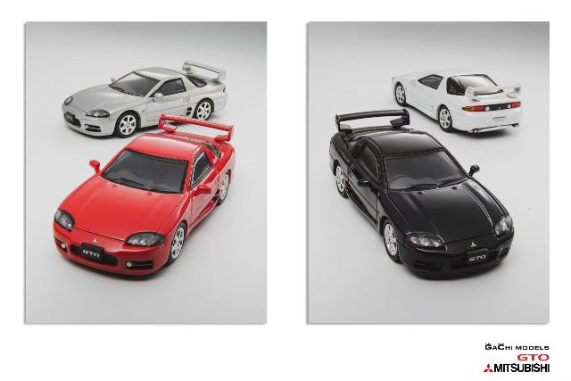 新品 GM64001SL GaChi Models 1/64 三菱 Mitsubishi GTO(1998) 3000GT