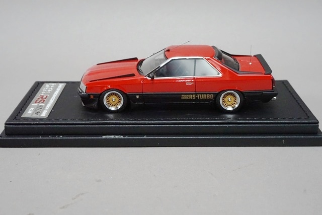 1/43 イグニッションモデル スカイライン 2000 RS-Turbo R30 IG0314 1/43 Skyline 2000 RS-X (R30) Silver/Red CAR TOYS Ver