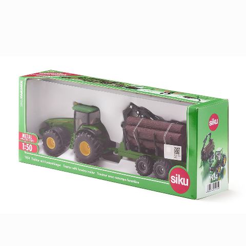 新品 SK1954 ジク SIKU 1/50 丸太用トレーラー付きトラクター , Boost