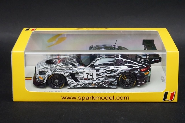 1/43 スパーク SB268 メルセデス AMG GT3 Ram Racing 2位 Pro-Am Cup