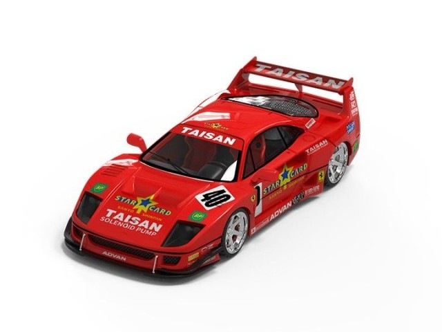 予約 SC64035 SUPCAR 1/64 F40 Racing Red #40, Boost Gear