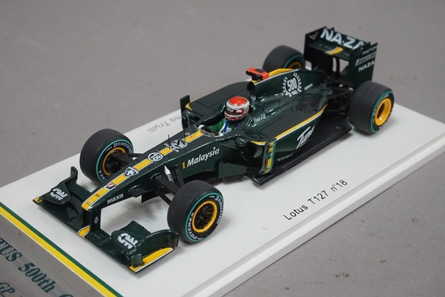 1/43 スパーク S3010 ロータス T127 500th F1 GP ヨーロッパGP 2010