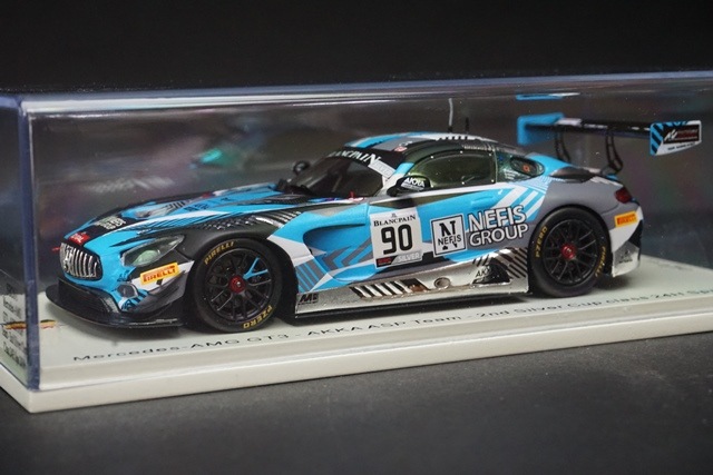 スパーク 1/43 メルセデスAMG GT3 No.81 チーム フランス 2022 FIAモータースポーツゲーム ポールリカール T.ヴォーチェ 完成品ミニカー S6328