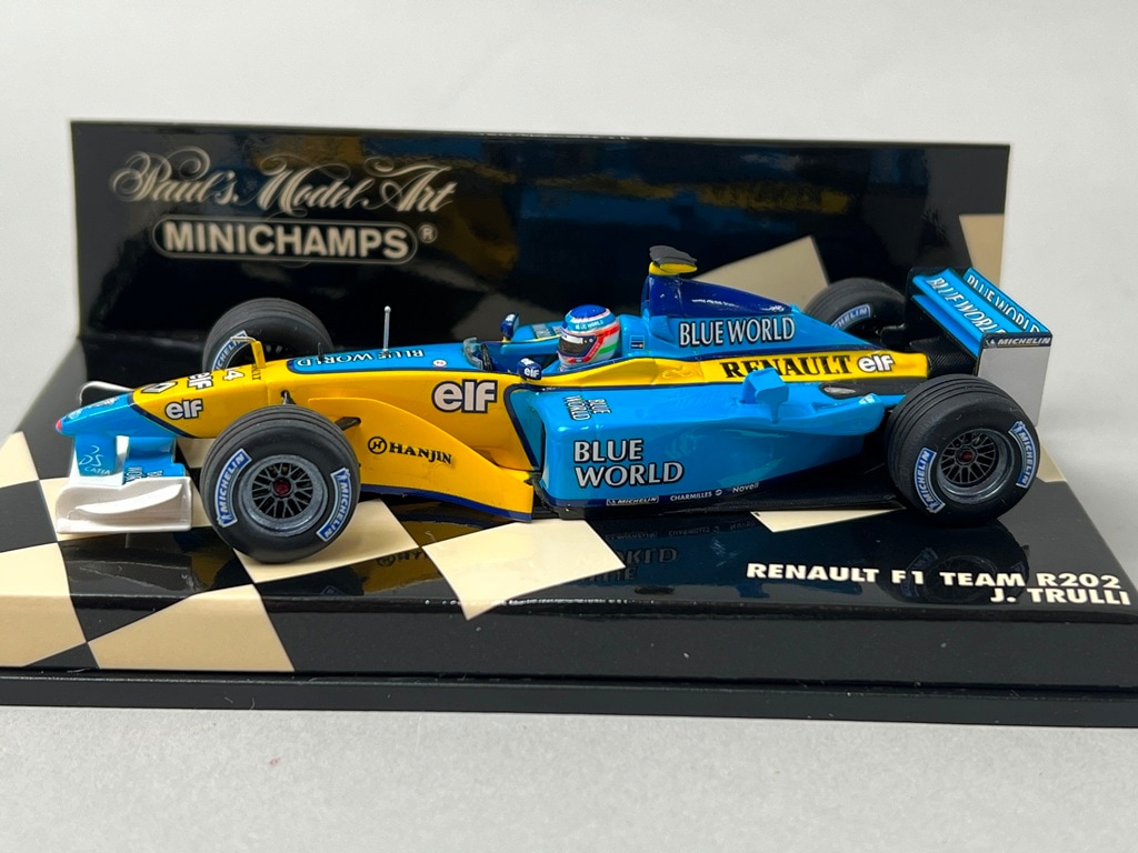 1/43 ミニチャンプス 400020014 ルノー F1 チーム R202 #14 J