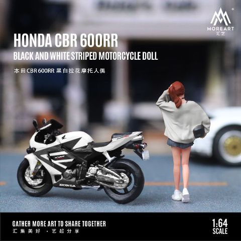 予約 MO222095 MoreArt 1/64 ホンダ HONDA CBR 6OORR バイク