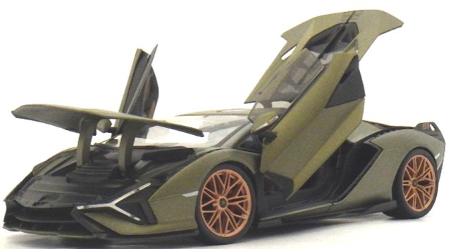 新品 BUR11046MTG ブラーゴ 1/18 ランボルギーニ シアン FKP 37 マット