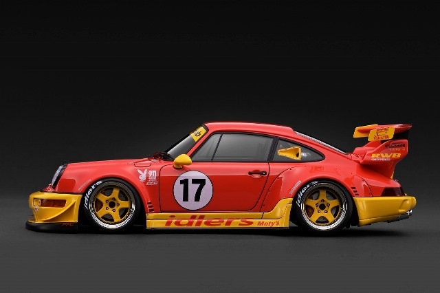 予約 IG3948 イグニッションモデル 1/18 RWB 964 Red/Yellow , Boost Gear ミニカー通販