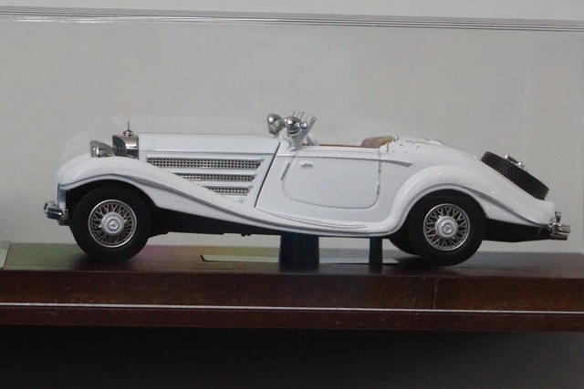 新品 Liberty64 1/64 メルセデス ベンツ Benz 500K White, Boost Gear