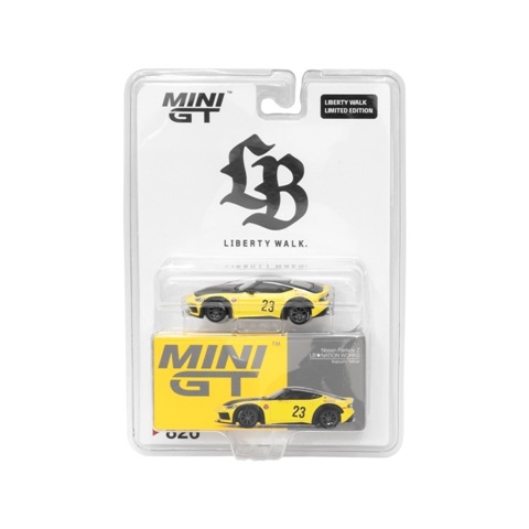 新品 MC190-YE TSM MINI-GT 1/64 日産 Nissan Z LB☆NATION