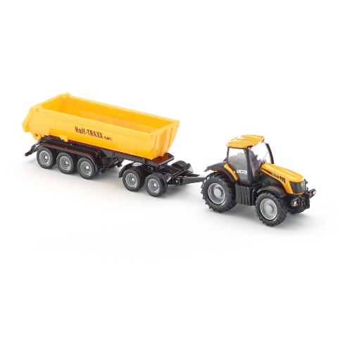 新品SK1858 ジク SIKU JCB トラクター ティッパートレーラー付き