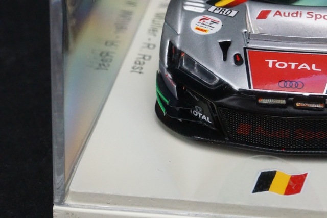 1/43 スパーク SB266 アウディ R8 LMS GT3 Audi Sport Team WRT SPA24h