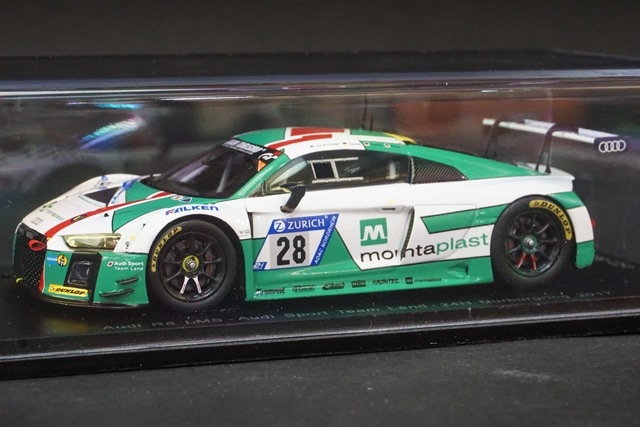 1/43 スパーク SG298 アウディ R8 LMS ニュルブルクリンク 24h 2017#28