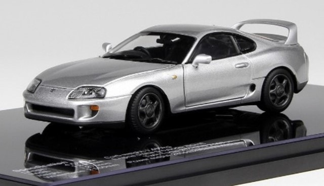 新品 LCD43009SI LCD 1/43 トヨタ スープラ A80 シルバー , Boost Gear