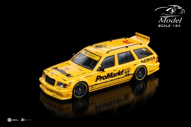 DALIA SOLID MERCEDES ミニカー　ゴールド 新品 YS Model 1/64 メルセデス ベンツ Mercedes-Benz S124 改造