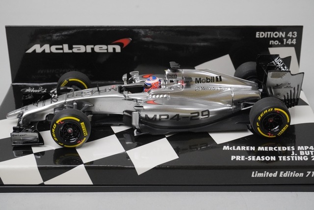 1/43 ミニチャンプス 530144122 マクラーレン メルセデス MP4-29 プレ