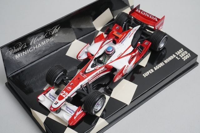 1/43 ミニチャンプス 400070022 スーパーアグリ ホンダ SA07