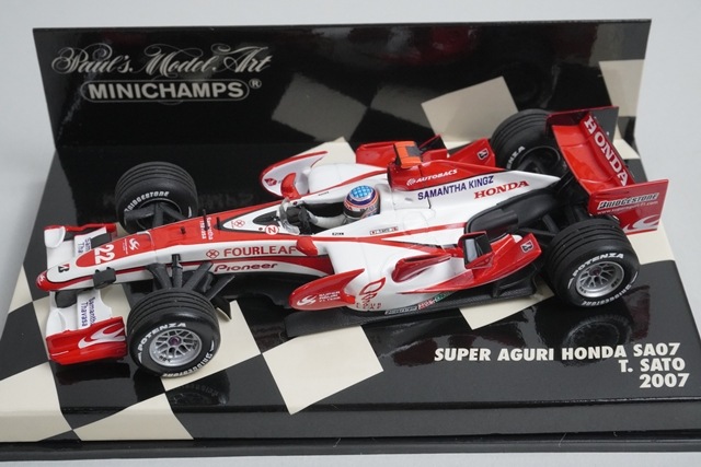 1/43 ミニチャンプス 400070022 スーパーアグリ ホンダ SA07