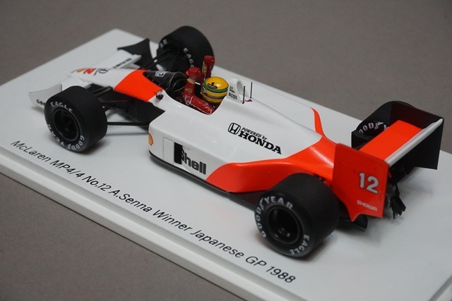 1/43 ѡ SCS229 ۥ ޥ顼 MP4/4 GP ͥ 1988 A. #12 뼯åȸ