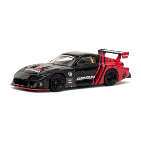 新品 MC198-AD TSM MINI-GT 1/64 マツダ Mazda RX-7 LB-Super Silhouette ADVAN ...