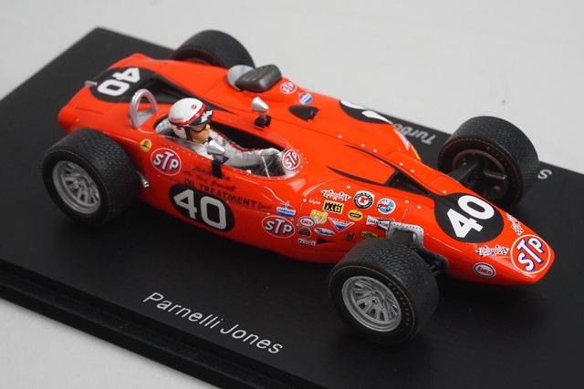 STP Paxton Turbo car Indy 500 1967 モデル40 Amazon.co.jp: 1/43 Gas Turbine Indy Spark STP Paxton Turbocar #40