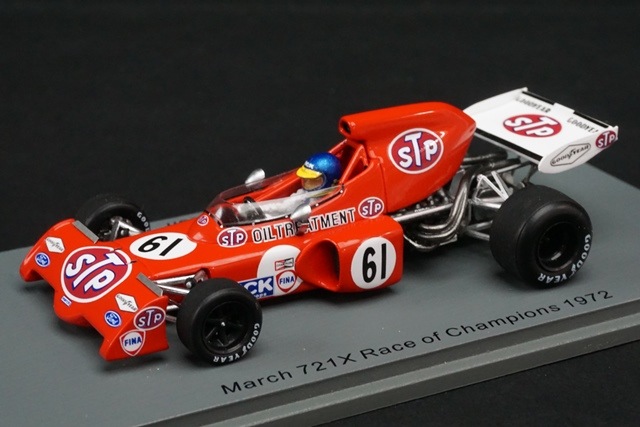 1/43 スパーク S7166 マーチ 721X #61 Race of Champions 1972