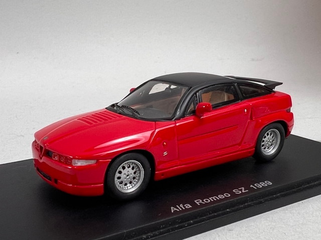 1/43 スパーク S0612 アルファ ロメオ - SZ クーペ 1989 レッド, Boost
