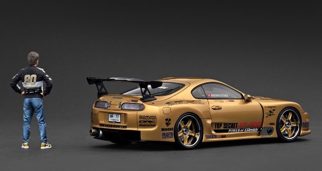 イグニッションモデル 1/18 TOP SECRET GT300 Supra 1/18 Ignition Model Toyota TOP SECRET GT300 Supra (JZA80