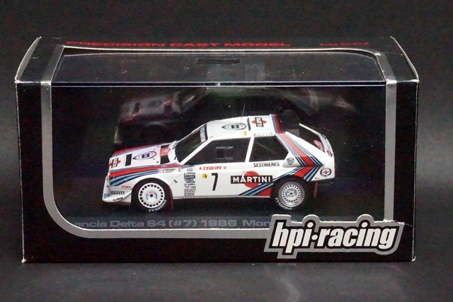 1/43 HPI 966 ランチア デルタ S4 モンテカルロ 優勝 1986 #7