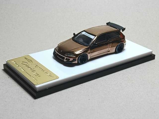 ͽ�� MC640013A MC Model Collect ��ǥ륳�쥯�� 1/64  ���ӥå� CIVIC EG6 Chrome Copper