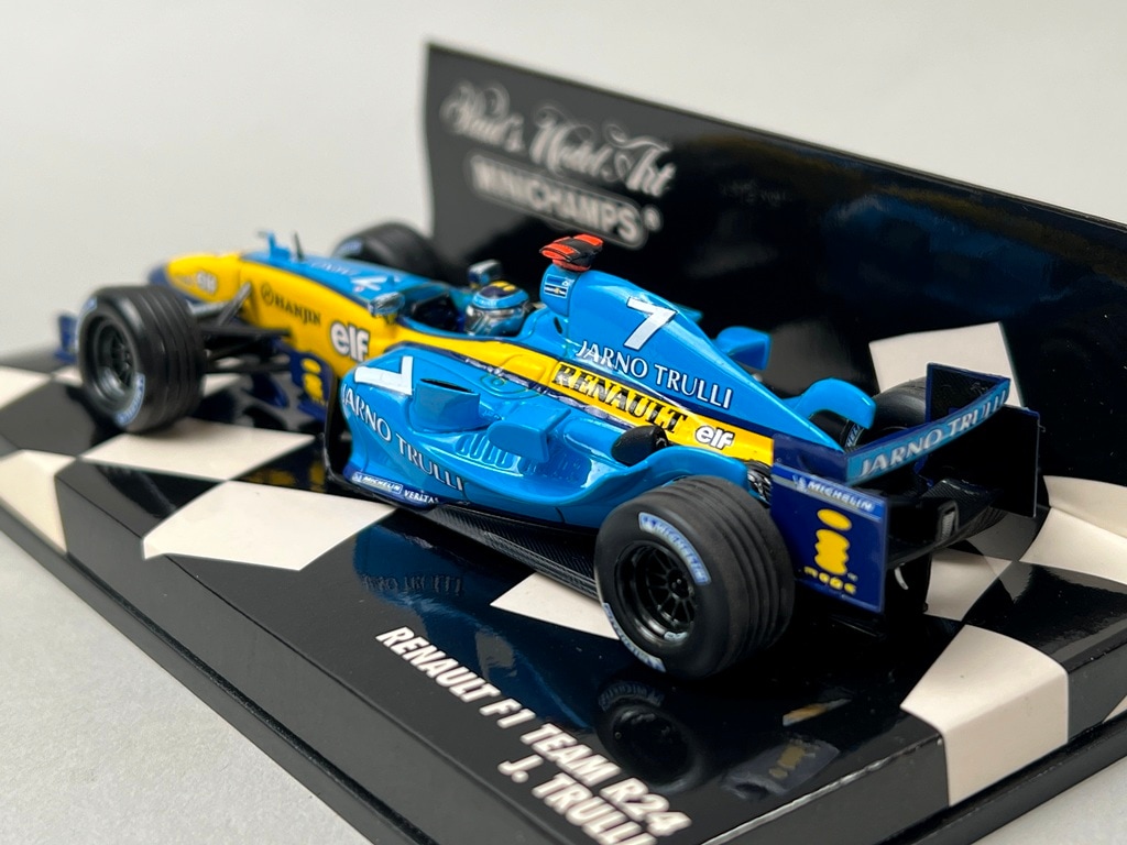 1/43 ミニチャンプス 400040007 ルノー F1 チーム R24 #7 J.トゥルーリ