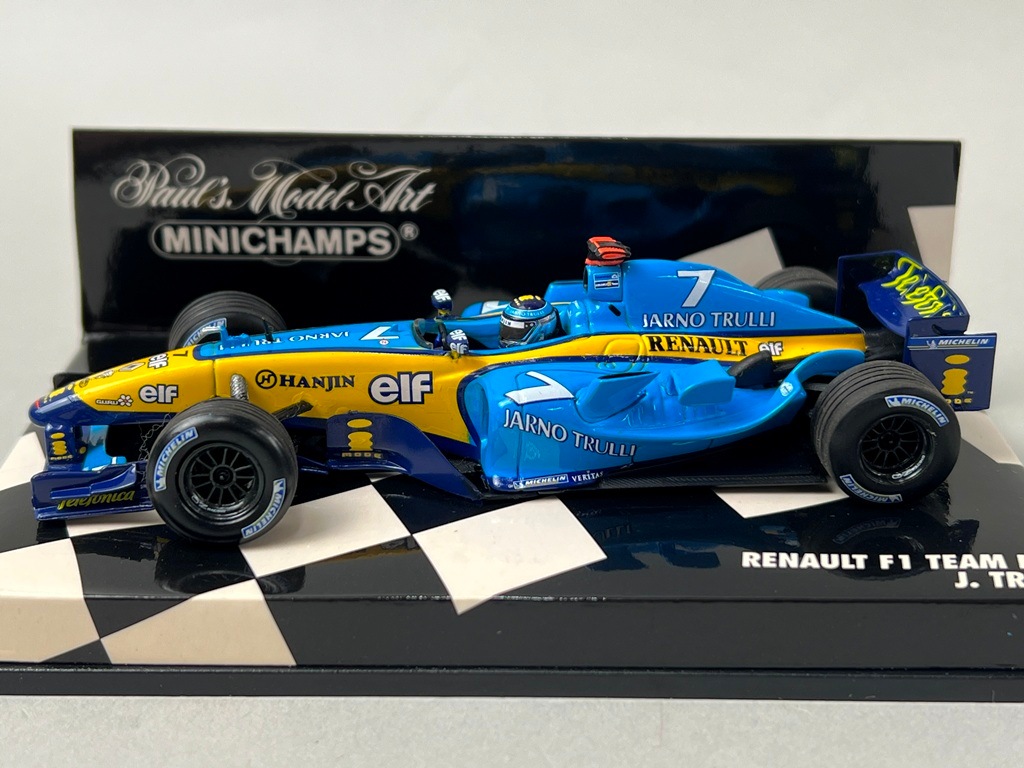 1/43 ミニチャンプス 400040007 ルノー F1 チーム R24 #7 J.トゥルーリ