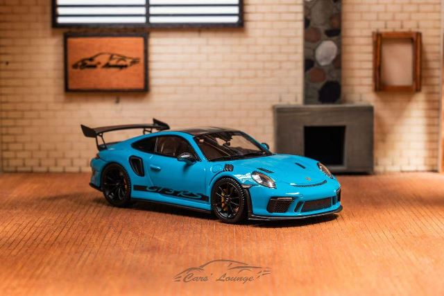 car's lounge 1/64 ポルシェ 911GT3 RS blue 新品 Cars' Lounge 1/64 ポルシェ GT3 RS 991.2 Miami Blue, Boost