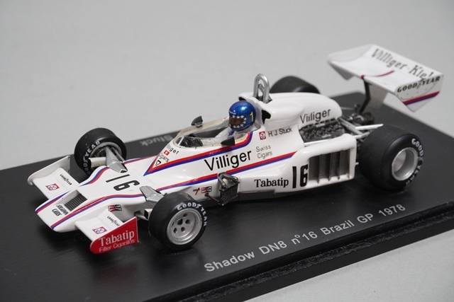 1/18ミニカー 1/43 スパーク S3832 シャドウ DN8 ブラジルGP 1978 #16, Boost