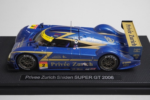 1/43 エブロ 43821 Privee Zurich 紫電 スーパーGT 2006 #2