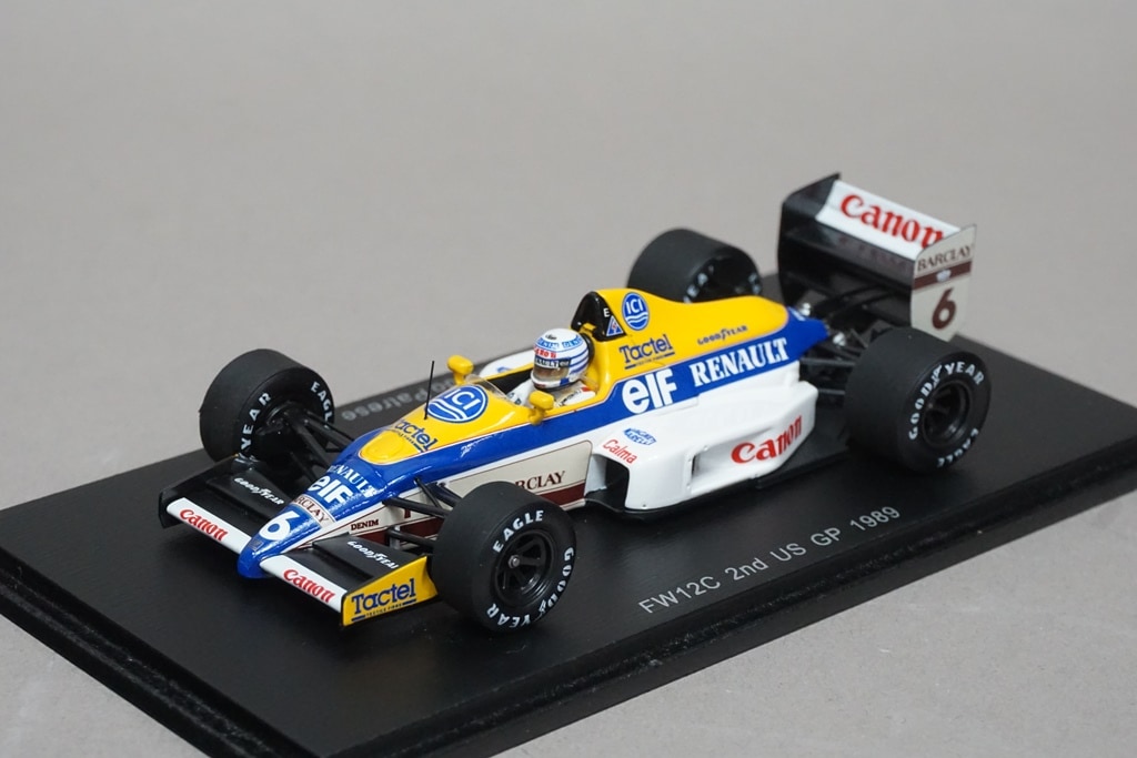 1/43 スパーク S4321 FW12C #6 2nd US GP 1989 Riccardo Patrese