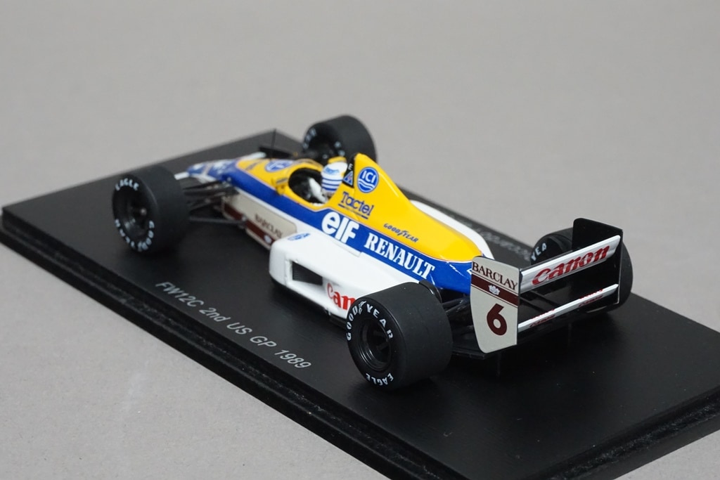 1/43 スパーク S4321 FW12C #6 2nd US GP 1989 Riccardo Patrese