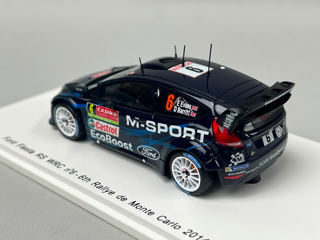 1/43 スパーク S3791 フォード フィエスタ RS WRC 6th MONTE CARLO