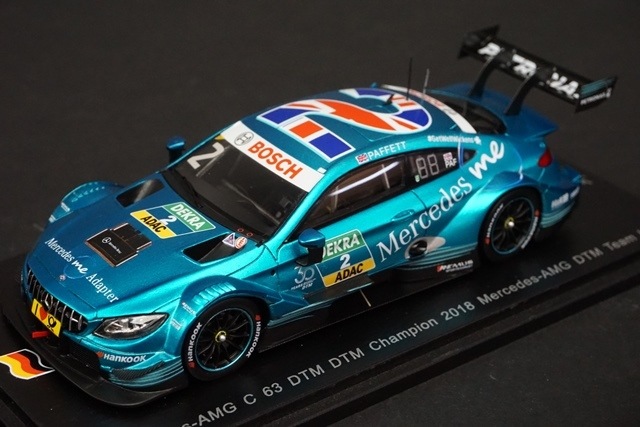 1/43 スパーク SG438 Mercedes-AMG C 63 DTM #2 2018 Mercedes-AMG DTM