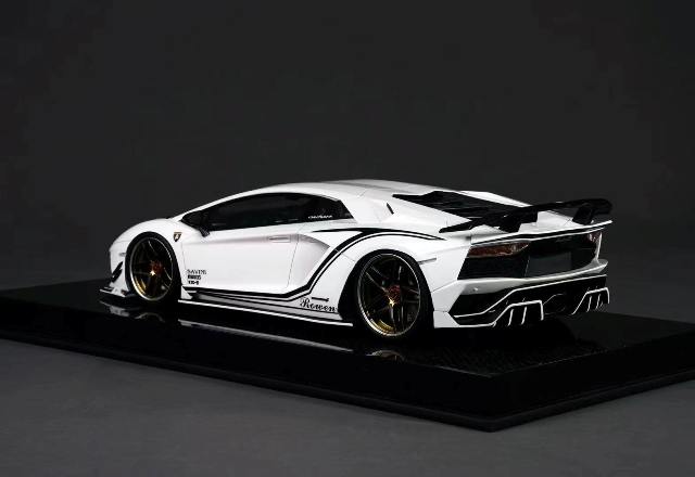 ROWEN ランボルギーニアヴェンタドール・HEC北京モデルカー展示会限定 新品特価 YM model 1/18 ランボルギーニ Lamborghini ROWEN Aventador