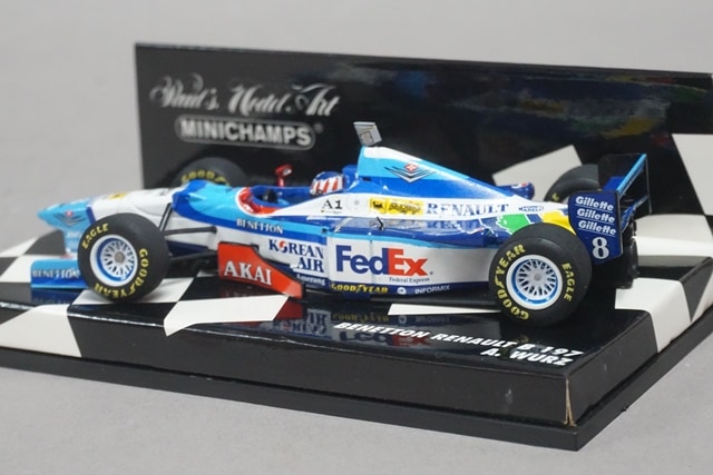 1/43 ミニチャンプス 430970058 ベネトン Renault B197 1997 FedEx A