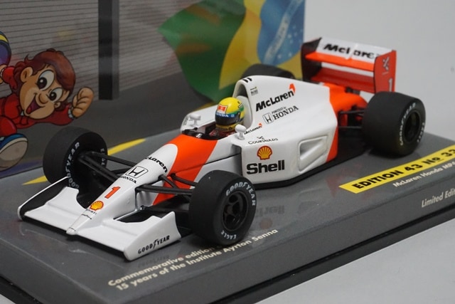 ミニチャンプス マクラーレン ホンダ MP4/4 セナ 限定 1/43 ミニチャンプス 1/43 マクラーレン ホンダ MP4/4 イギリスGP