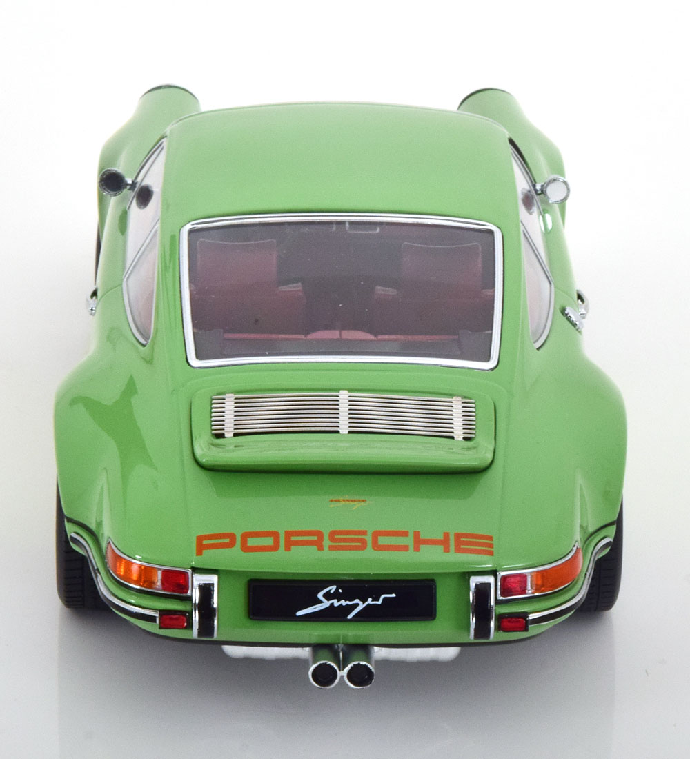 新品 KKDC180446 KK scale 1/18 シンガー 911クーペ グリーン【外部
