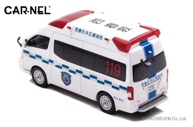 新品 CN432001 カーネル 1/43 日産 パラメディック 2020 愛知県西