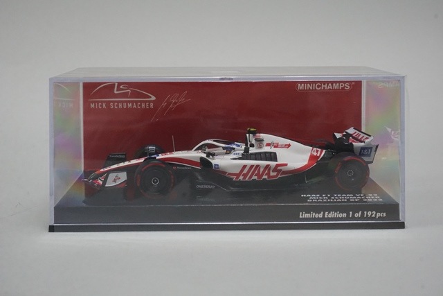新品 417222147 ミニチャンプス 1/43 ハース F1 TEAM VF-22 ミック