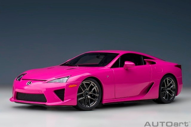 新品 78859 オートアート 1/18 レクサス LFA （パッショネイト・ピンク