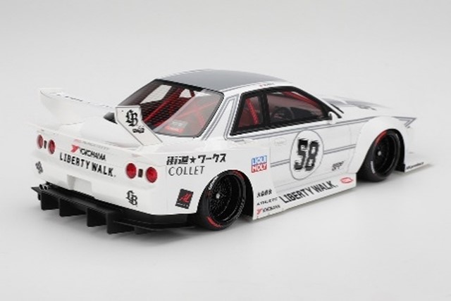 予約 TS0695 TopSpeed 1/18 LBWK Nissan GT-R32 Kaido Works 東京