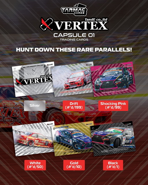 新品 TC-VERE-01 Tarmac Works Tarmac Cards Vertex Capsule 01 - Box