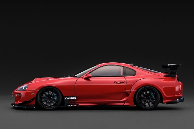 ͽ�� IG3885 �����˥å�����ǥ� 1/18 �ȥ西 Toyota Supra RZ (JZA80) ORIDO-STREET Ver.Red 