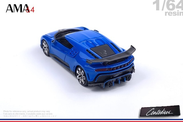 aki！値下げ中！（複数購入割引あり）　ブガッティ　ディーヴォ　水色 予約 AMA64 1/64 ブガッティ チェントディエチ Bugatti