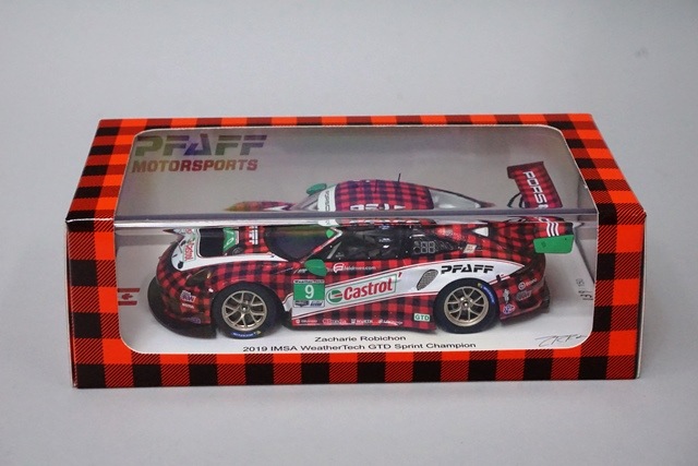 1/43 スパーク FF001 ポルシェ 911 GT3 R Pfaff Motorsports IMSA 2019